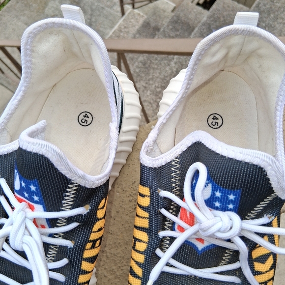 Fanatics Green Bay Packers Sneakers, Mens Size 11 - Picture 5 of 8